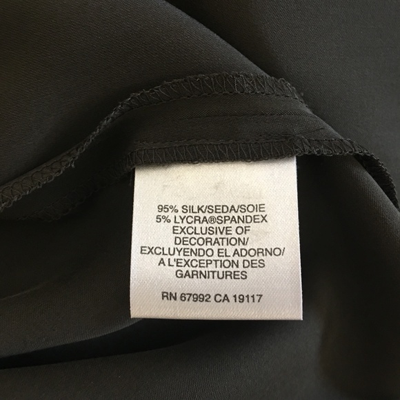 SIGRID OLSEN Olive Embroidered Silk Blouse XS - Picture 7 of 8